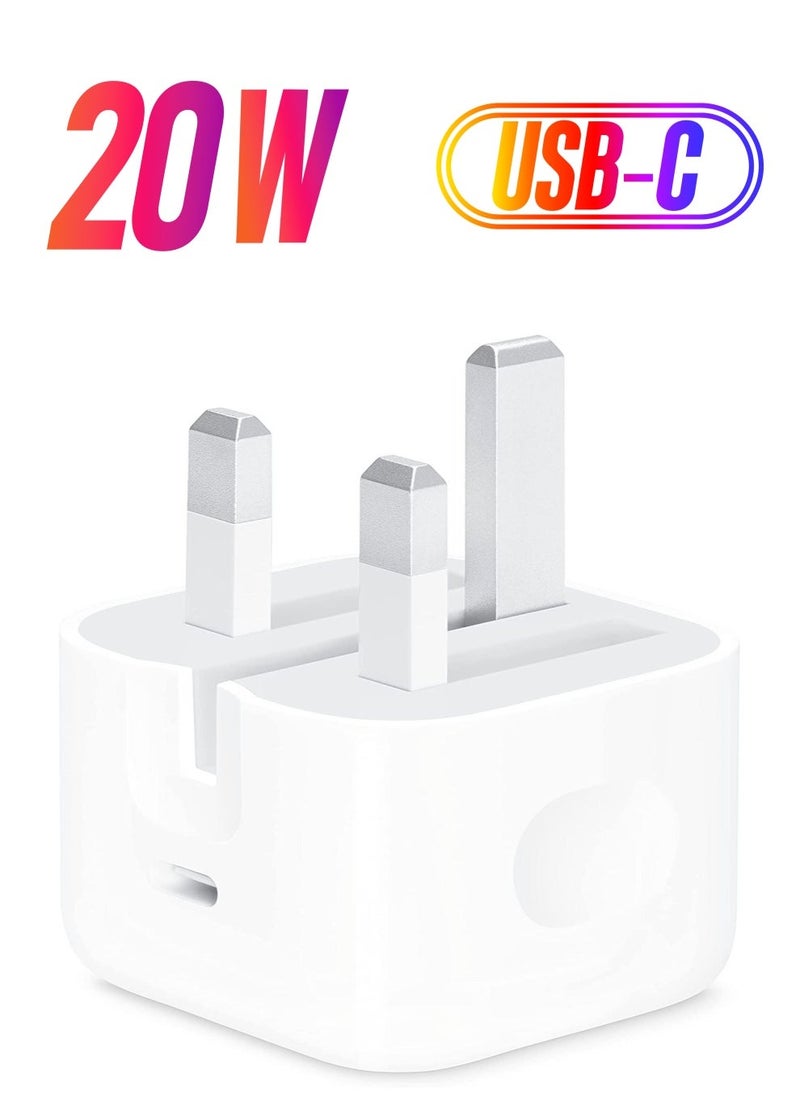 USB-C 20W Power Adapter White - Image 1