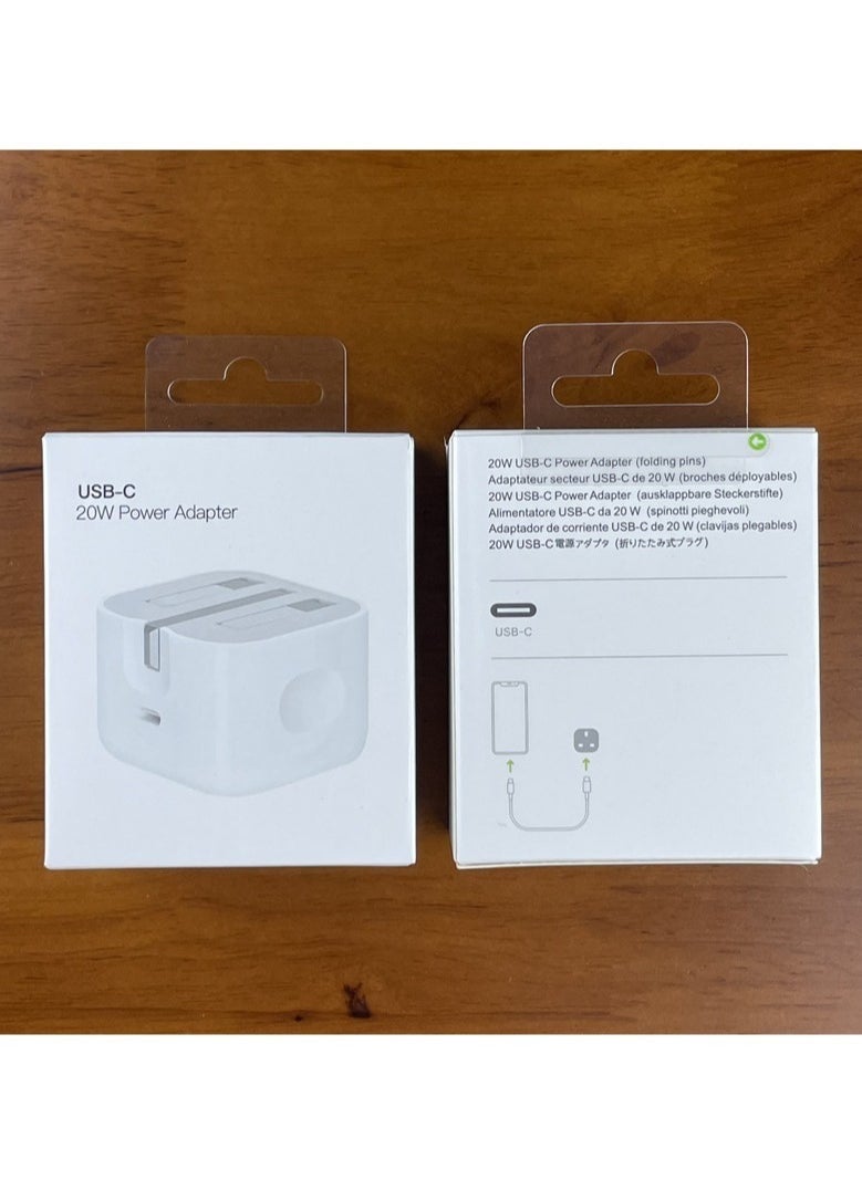 USB-C 20W Power Adapter White - Image 3