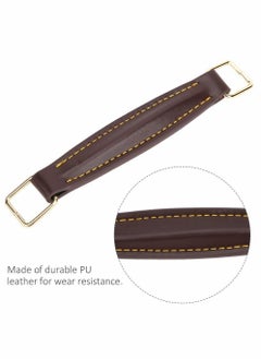 Excefore Guitar Amplifier Handle, Vintage Style Guitar AMP Amplifier Handle, PU Leather Internal Steel, Replacement Amp Handle Strap for Guitar Amplifiers Speaker (Brown)  - Image 2