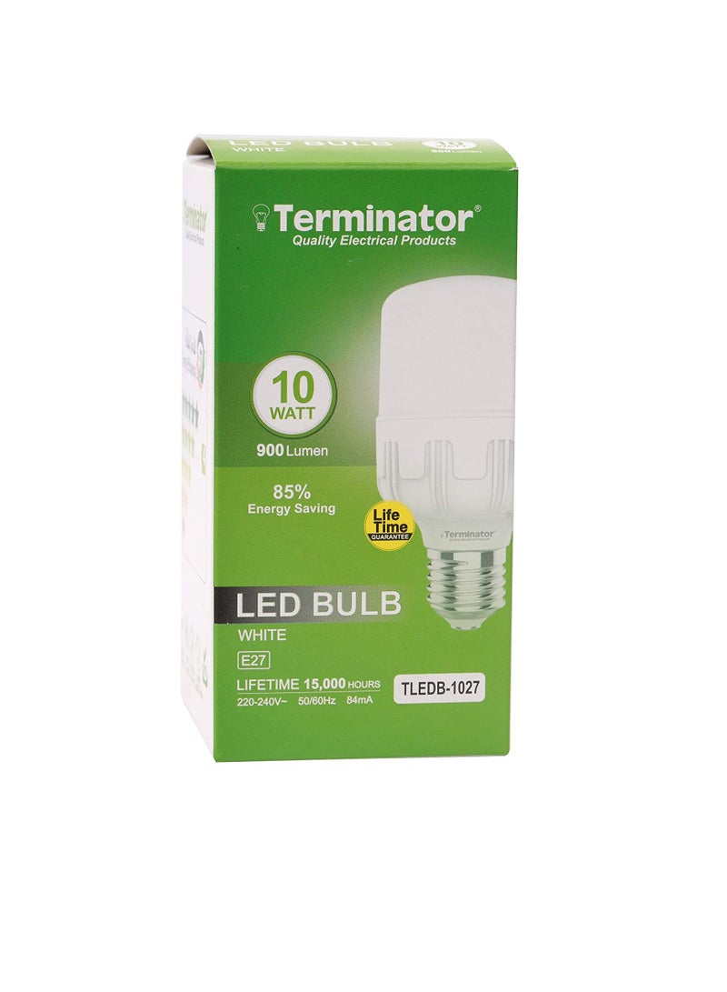 Terminator Energy Saver LED Bulb 10W 900 Lumen E27 Holder White - Image 2