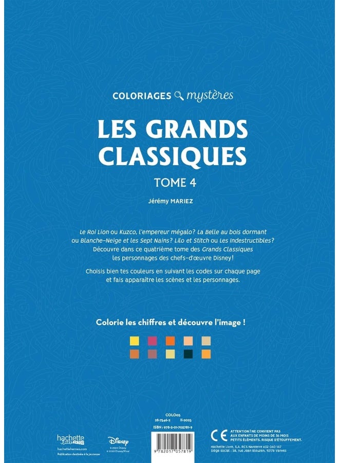Coloriages mystères Disney - Les Grands classiques Tome 4 - Image 2