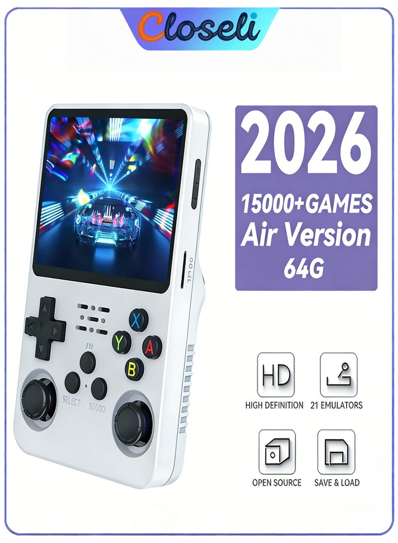 Closeli Portable Game Console,Handheld Game Console, Portable Pocket Arcade,64G Card, 15000+ Classic Games, 3.5 Inch IPS Screen, 3500mAh Battery, Linux Emulator System, OTG Support, Up to 256GB TF Card Expansion, Casual Gaming Device,Birthday & Holiday Gifts - Image 1