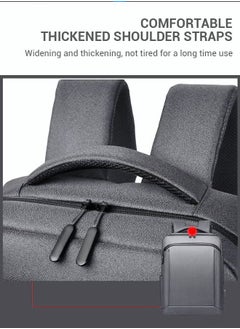 Multifunction Waterproof Backpack with USB Port Casual Minimalist Oxford for Men Dark Grey - pzsku/ZC8FC1E8C8C058EE02AE2Z/45/_/1732094657/4be95c0c-27a7-430a-ade1-309a7445c677