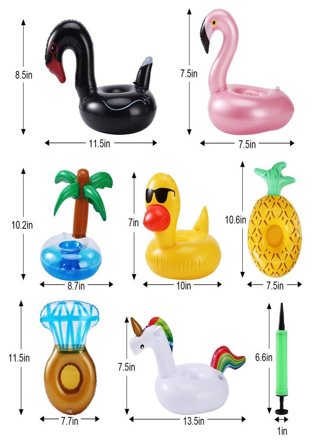GRNVDWN Inflatable Drink Holder 16 Pack,Pool Drink Holder Floats for Parties,Floating Drink Holder for Pool, Kids Water Fun Toys (16pack) - Image 3