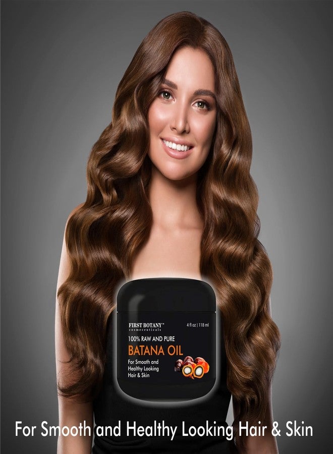 First Botany 100% Natural Raw Batana Oil promoting Hair Growth, Dr. Sebi Hair Oil from Honduras, Prevent Hair Loss, Eliminates Split Ends for Men & Women 4 fl oz - Image 3