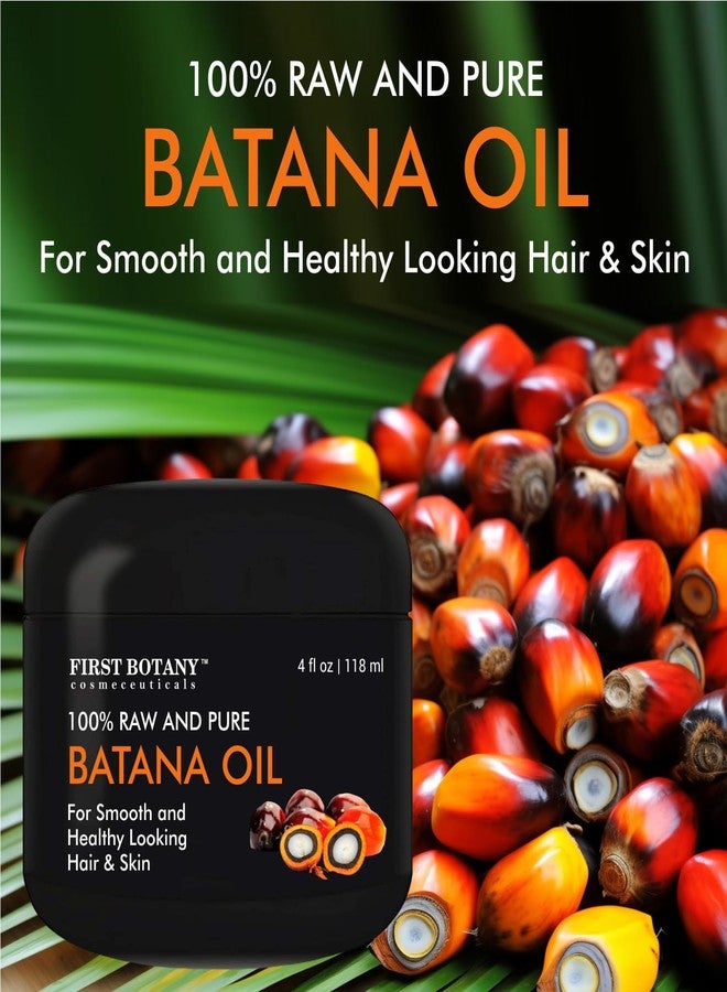 First Botany 100% Natural Raw Batana Oil promoting Hair Growth, Dr. Sebi Hair Oil from Honduras, Prevent Hair Loss, Eliminates Split Ends for Men & Women 4 fl oz - Image 5