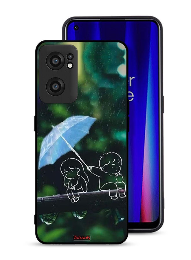 Tolwak OnePlus Nord CE 2 5G Protective Case Cover Couple Abstract Art - Image 1