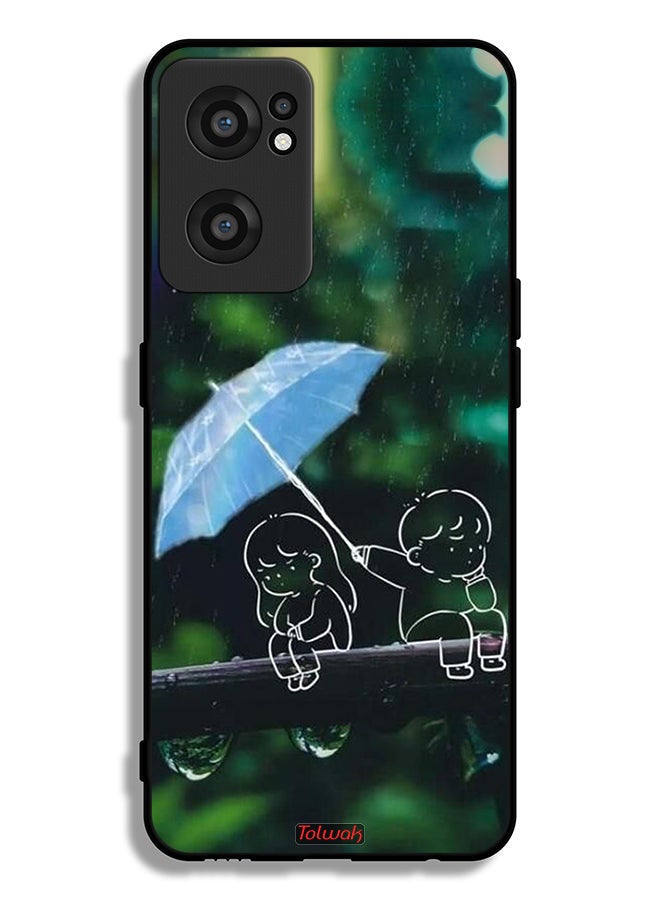 Tolwak OnePlus Nord CE 2 5G Protective Case Cover Couple Abstract Art - Image 2