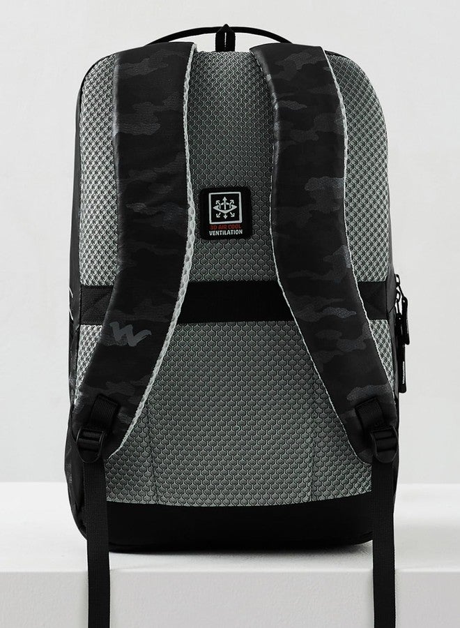 Wildcraft Polyester Torres Plus 23 Laptop Backpack for Travel, Gym, Office | Unisex Backpack with Rain cover | Bags for Mens & Womens (Met_Black,23 L) - Image 4