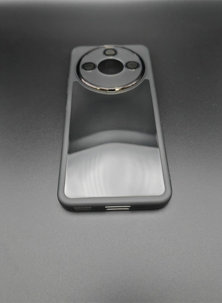 Suitable for HONOR X9c Smart 5G 6.8-inch phone case, with lens film, fully wrapped ultra-thin, transparent silicone black - Image 3