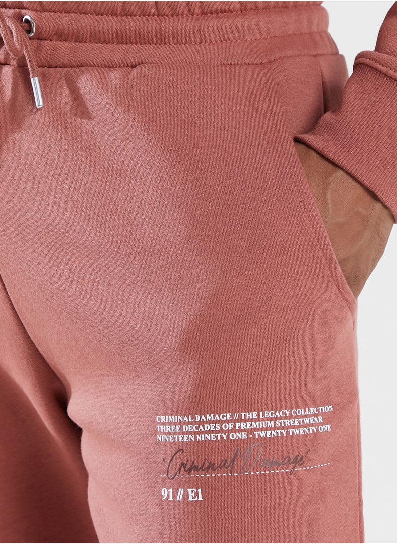 CRIMINAL DAMAGE - Legacy Sweatpants - Image 1
