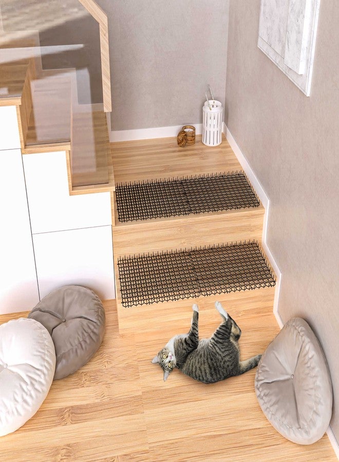OCEANPAX 16 X 13 Inch Scat Mat for Cats, 12 Pack Cat Scat Mat with Spikes - Indoor/Outdoor Pet Deterrent Solution for Plants, Furniture, and More - Keep Cats and Dogs Away - Image 5