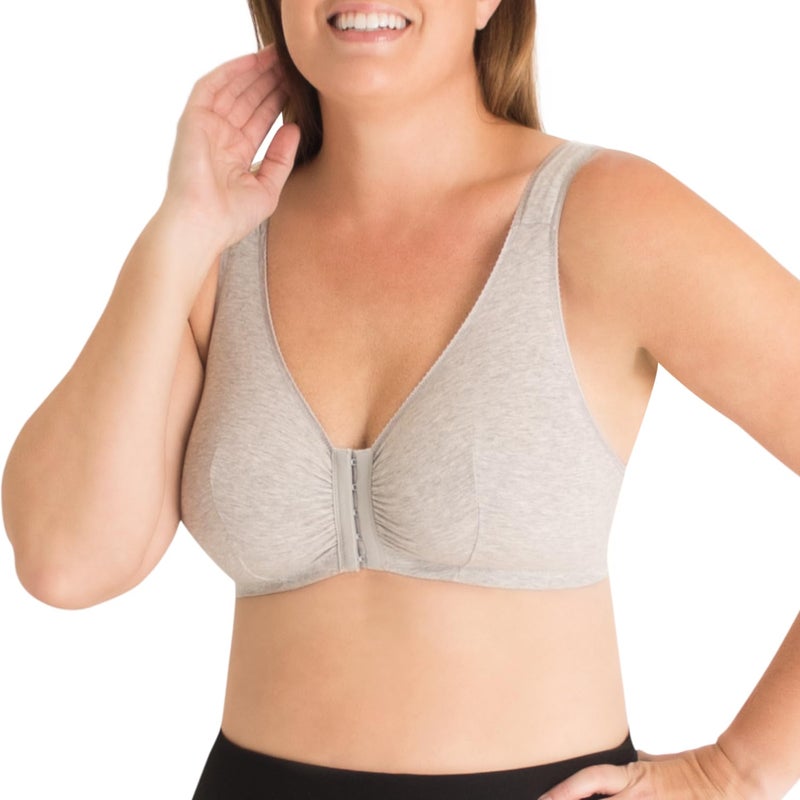 Leading Lady Leading Lady Meryl Cotton Front-Closure Comfort & Sleep Bra - Comfy Cotton Sleep and Leisure Bras For Women.  - Image 1