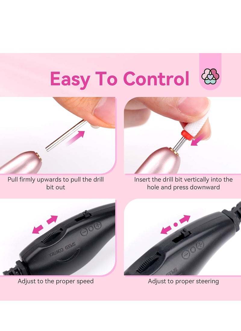 Saviland SAVILAND Gel X Nail Kit: All-in-1 Beginner Gel Nail Kit with Nail Drill 0.5Oz Nail Glue Gel 500PCS Long Coffin Nail Tips U V Lamp Acrylic Nail Kit Home Salon DIY Nail Art Gel Kit Manicure Gift  - Image 4