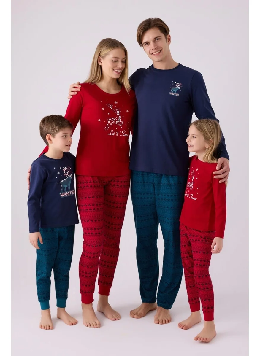 Arnetta Mother Daughter Red Pajama Set (Price Separately)