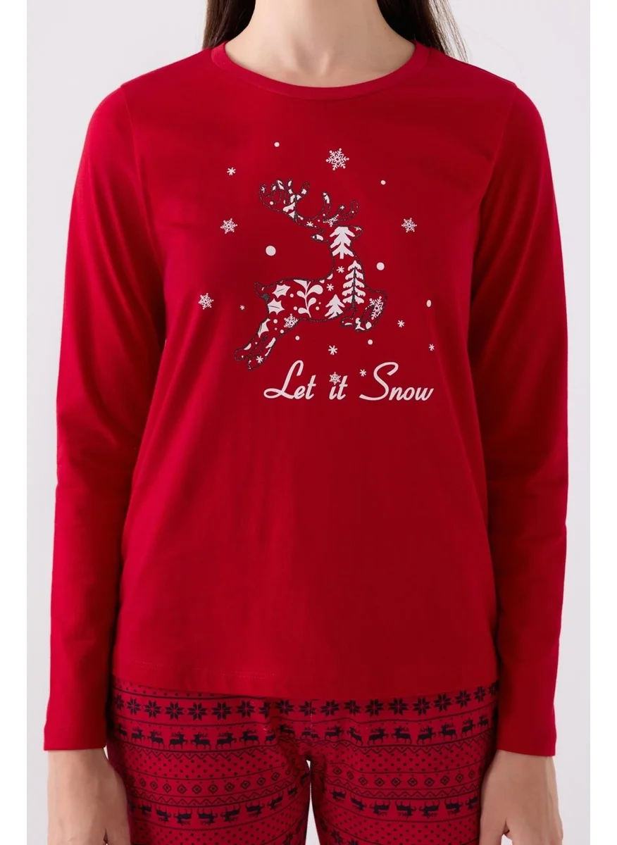 Arnetta Mother Daughter Red Pajama Set (Price Separately)