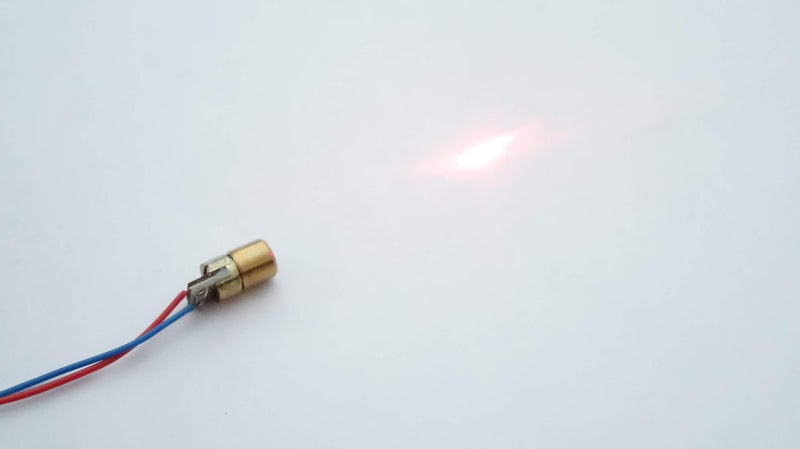 Electronicspices Electronic Spices Lazer for DIY project Brass Line Laser Dot Diode Module Head Red Light (for school project) - Image 4