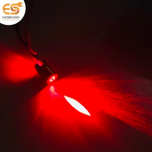 Electronicspices Electronic Spices Lazer for DIY project Brass Line Laser Dot Diode Module Head Red Light (for school project) - Image 3