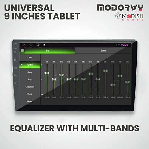 ModishOmbre 9 Inch Gorilla Glass IPS Display HD 1280P Universal Android/Multimedia Player|Double Din Stereo Player|9 Inch|Android 12 |Car Multimedia Player 2 GB RAM/32 GB ROM|HiFi Audio|GPS Tracking - Image 4