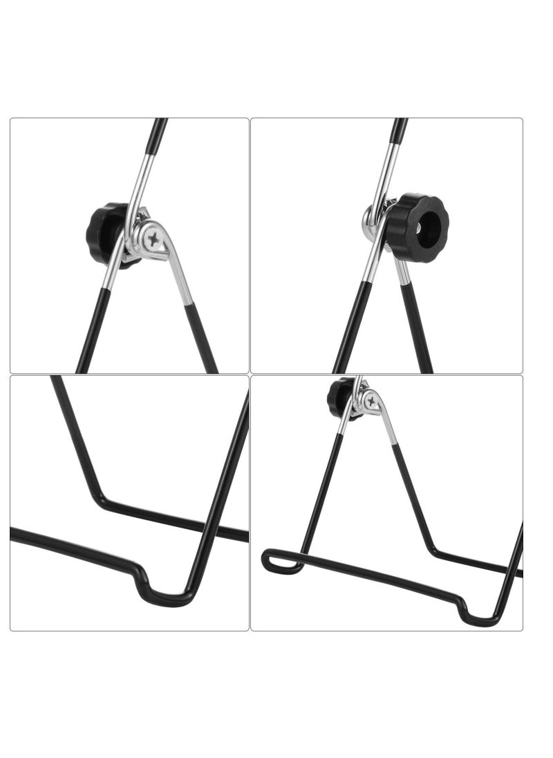 SYOSI - Plate Stand, Easel Picture Frame Stand, Adjustable Foldable Tablet Iron Display Holder - Image 1