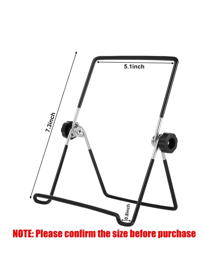 SYOSI - Plate Stand, Easel Picture Frame Stand, Adjustable Foldable Tablet Iron Display Holder - Image 1