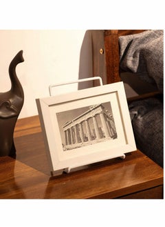 SYOSI Plate Stand, Easel Picture Frame Stand, Adjustable Foldable Tablet Iron Display Holder  - Image 3