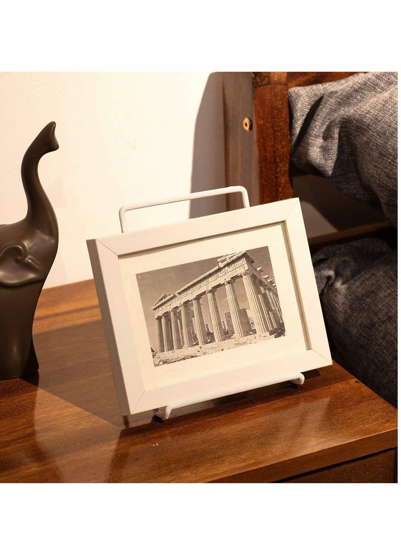 SYOSI - Plate Stand, Easel Picture Frame Stand, Adjustable Foldable Tablet Iron Display Holder - Image 1
