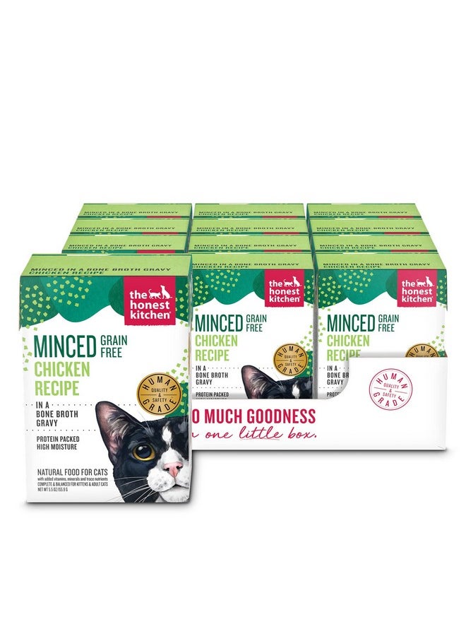 Minced  Chicken In Bone Broth Gravy Wet Cat Food, 5.5 Oz (Pack Of 12) - pzsku/ZC8FD11F56946CB43D02EZ/45/_/1726219740/12d2ad32-d6d4-44eb-a663-1ea69c2ce2b1