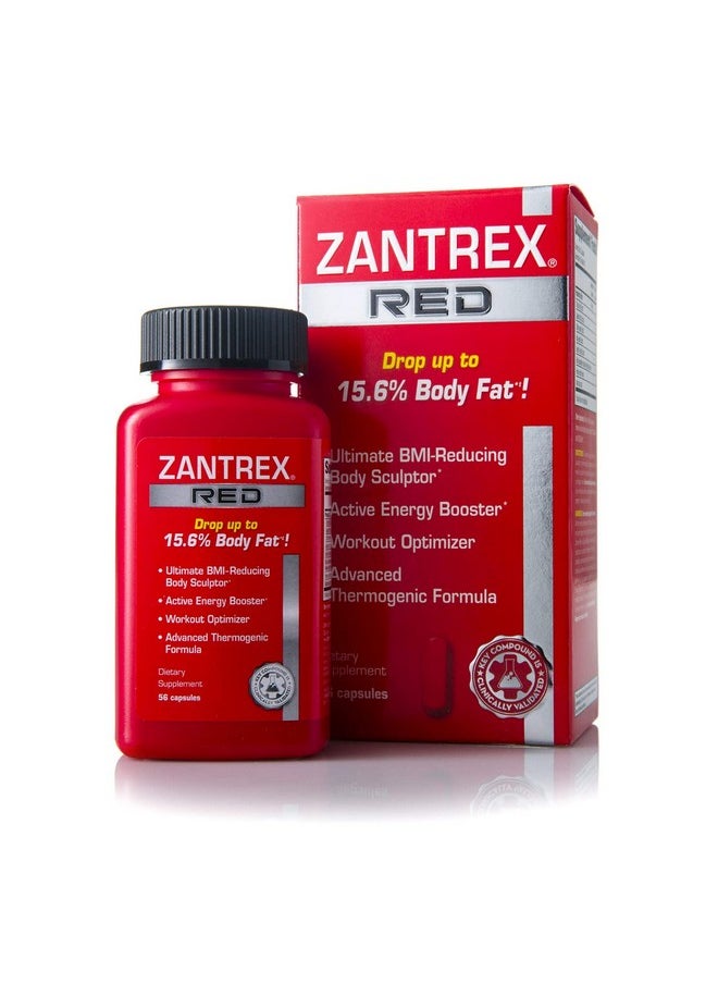 Zantrex - Red 56 Count Weight Loss Supplement Pills Fat Burning Pills Metabolism Booster For Weight Loss Lose Weight Fast For Women - Image 1