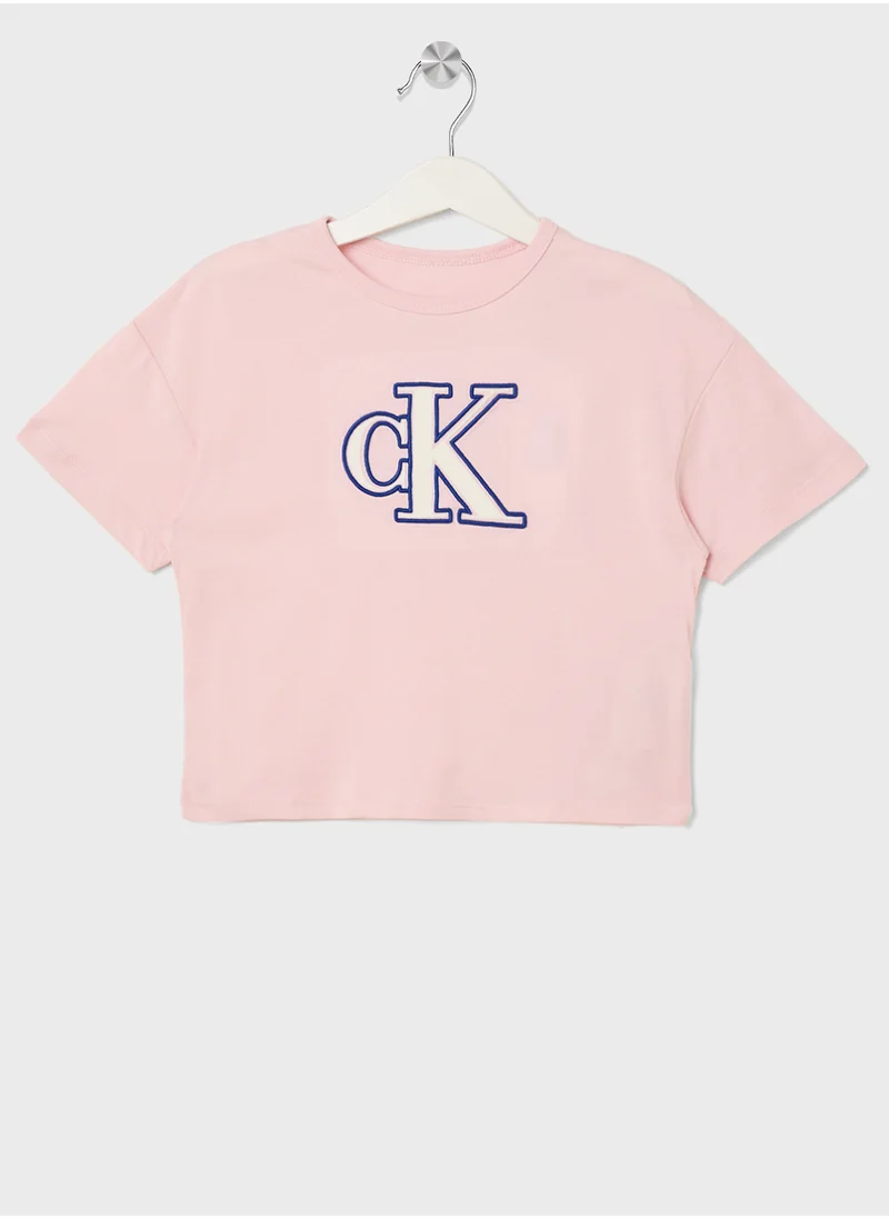 Calvin Klein Jeans Kids Graphic Logo T-Shirt