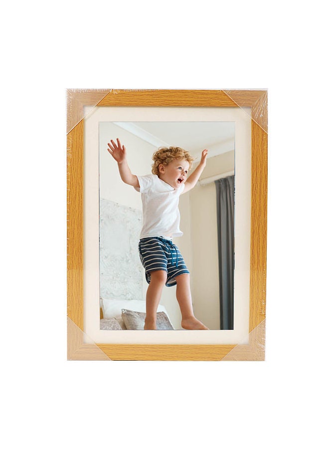 Wooden photo frame table oil painting storage box Kids Art Frames children flip diy photo frame  - Image 4