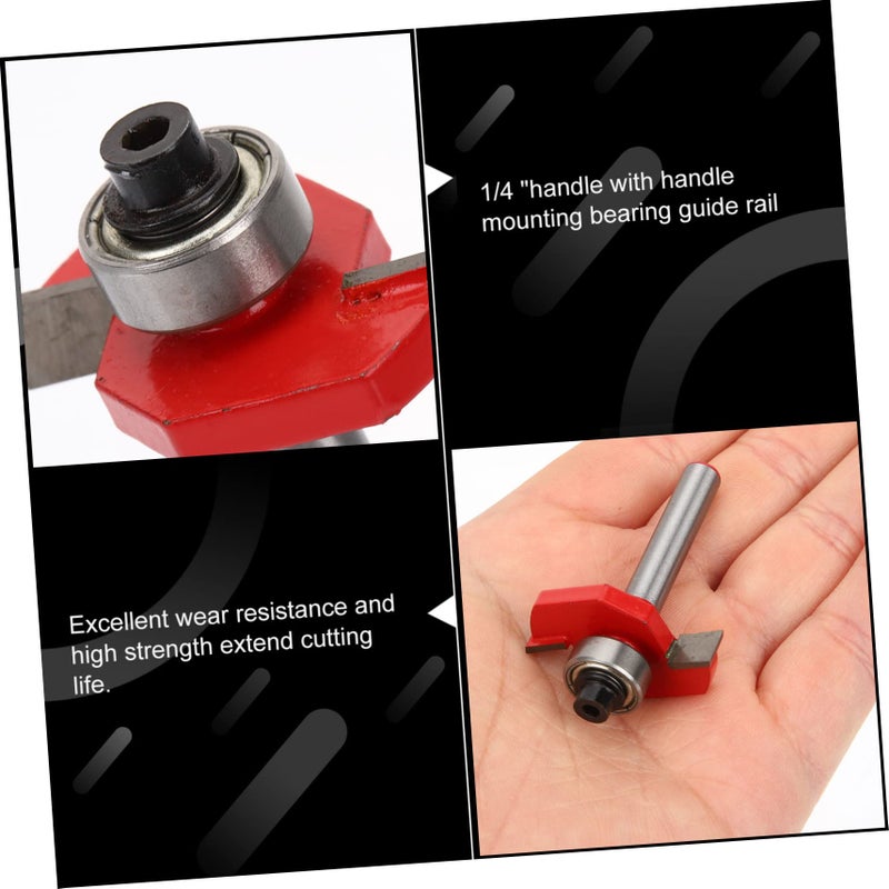 T Slot Router Bit For Woodworking Grooving Tool Smooth Cuts Softwood Plywood - Image 3