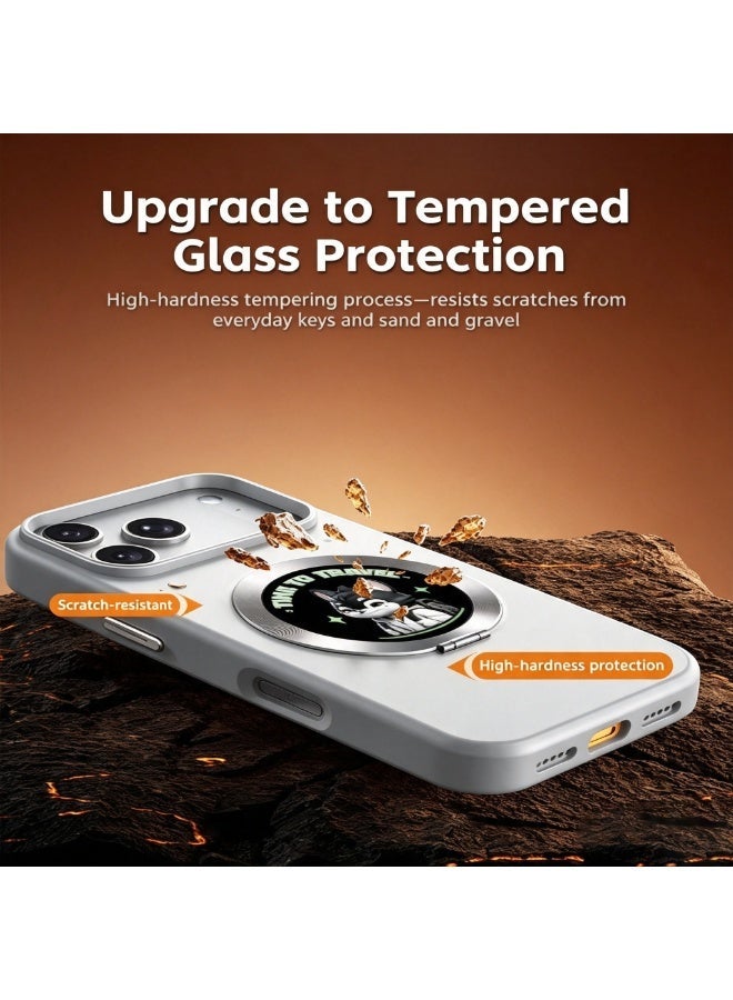 Smart Display Magnetic Phone Case for iPhone 17 Pro Max, 1.52 Inch Touch Screen Protective Cover, Wireless Charging Compatible, Rechargeable Smart Screen Case with TPU PC Shockproof Design - Image 4
