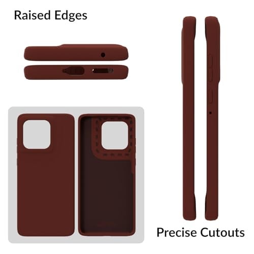 SPRIG Compatible with Moto Edge 60 Fusion Premium SilkTone Back Cover Drop Tested Shock Proof Mobile Case for Men, Women, Boys and Girls with Camera Protection (Dark Brown) - Image 3