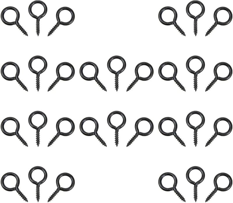 30 قطعة من خطافات البراغي ذاتية التنقيب الثقيلة، خطافات براغي معدنية للتعليق للاستخدام الداخلي والخارجي - Image 1