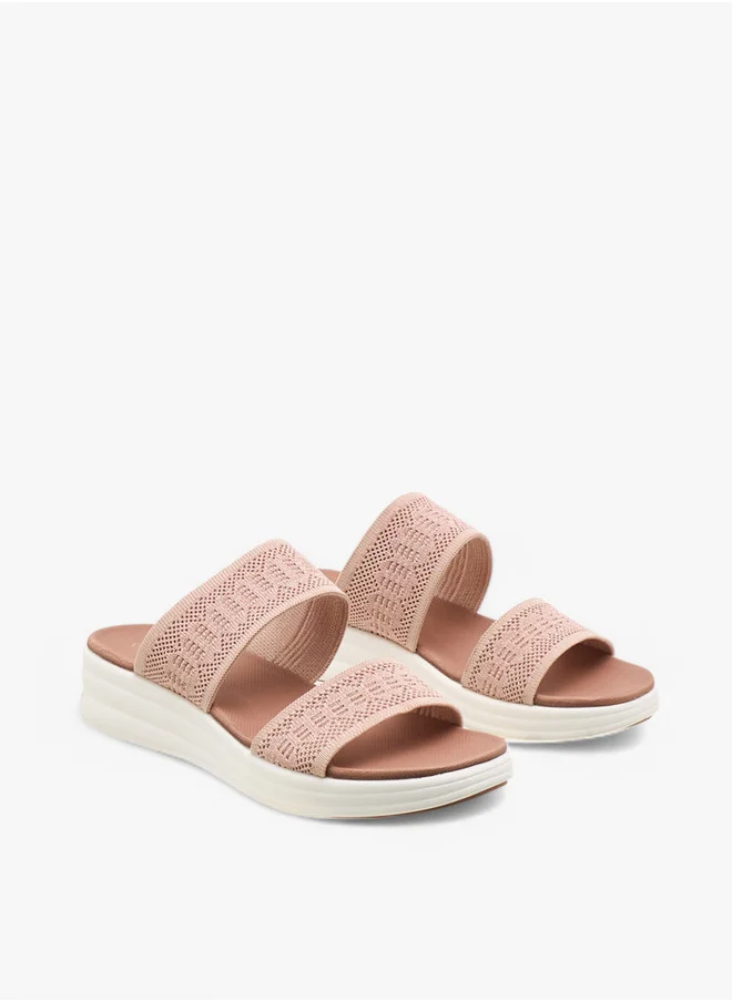 Le Confort Flyknit Detail Slip-On Sandals