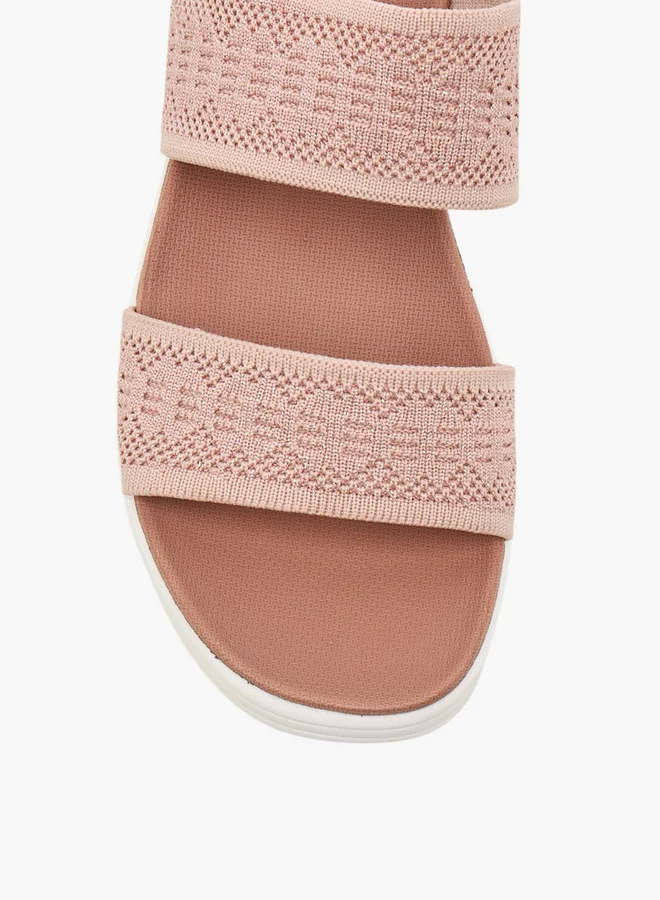 Le Confort Flyknit Detail Slip-On Sandals