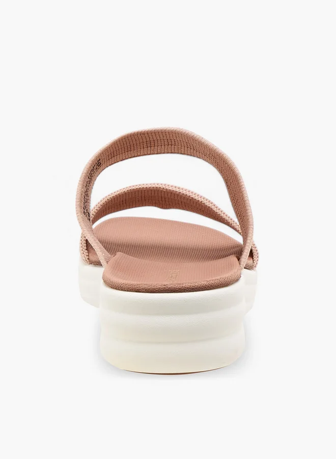 Le Confort Flyknit Detail Slip-On Sandals