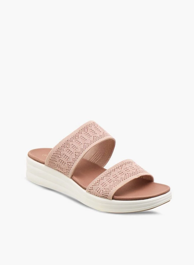 Le Confort Flyknit Detail Slip-On Sandals