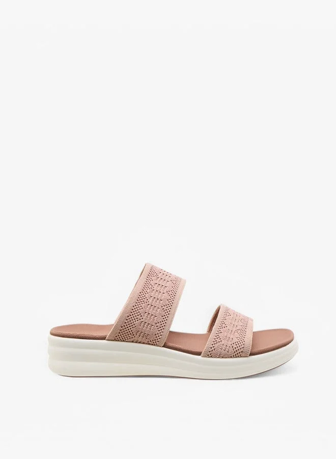 Le Confort Flyknit Detail Slip-On Sandals