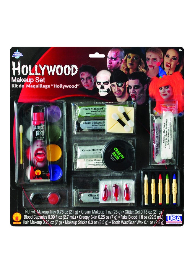 Rubies Hollywood Makeup Center Makeup Kit for Adults Unisex One Size - Image 3