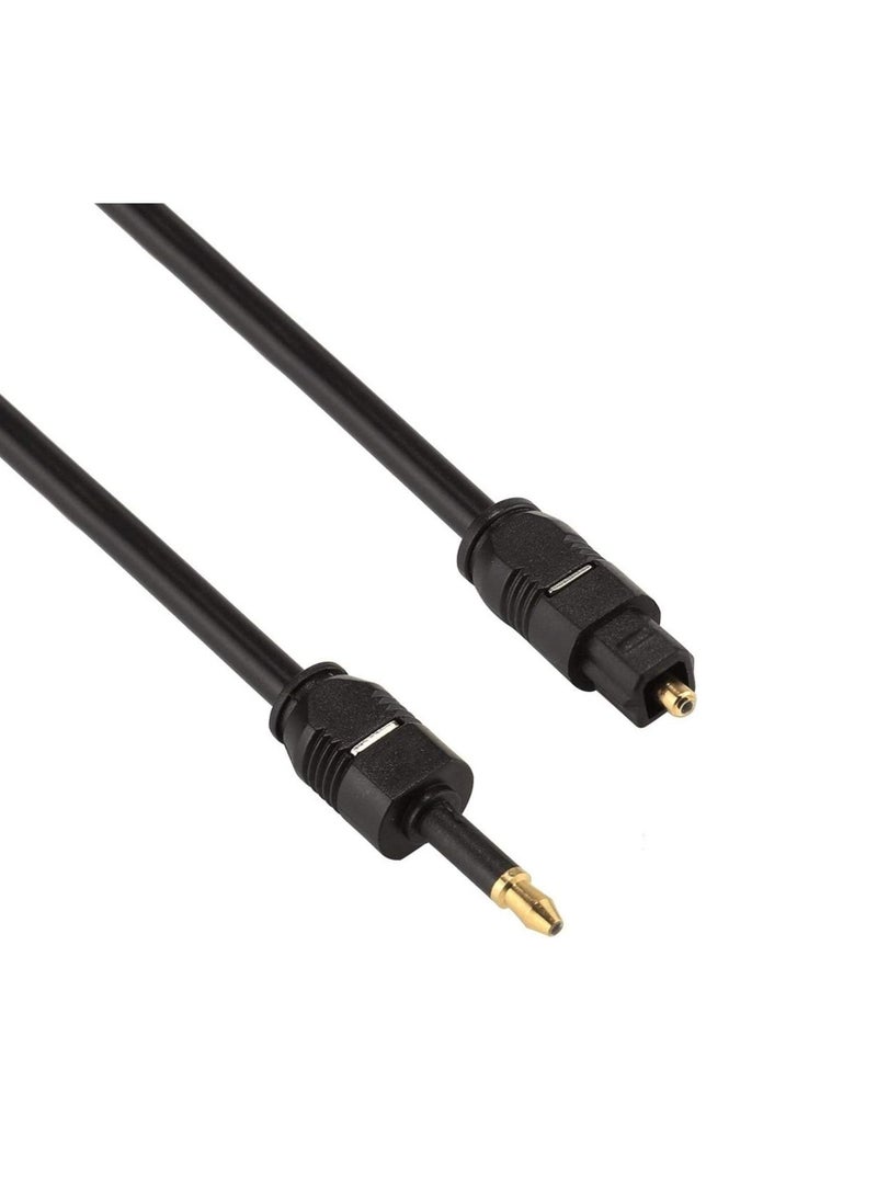 Digital Sound Toslink Male -3.5mm Optical S/PDIF Audio Cable for PS4/PC/TV/CD/DVD - Image 1