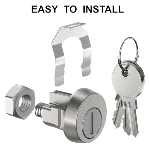 AGUNION L-1172C National Mailbox Lock Replacement USPS-L-1172C National Mailbox Lock C9100, Compatible with CompX L-1172C NDCBU CBU Cluster Mailboxs, with 3 Keys -10 Packs - Image 4