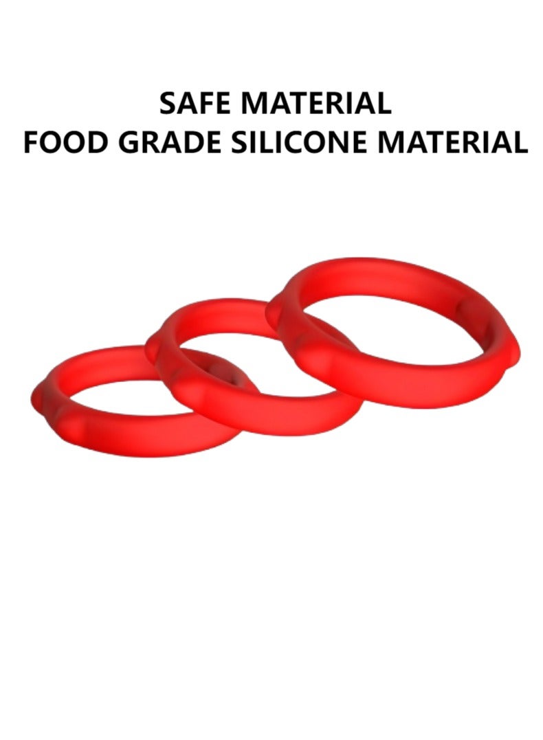 In Air 3 PCS Silicone Ring Men Sports Ring,Sports Accessories  - Image 2