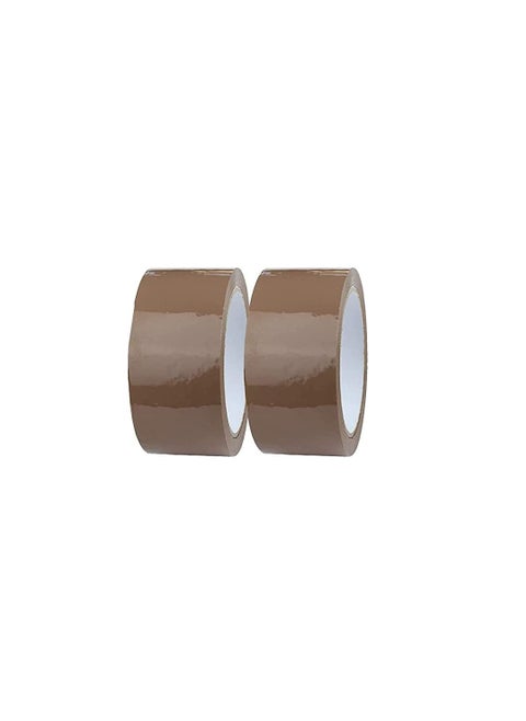 Robustline Brown Packaging Tape 2 Inch for Parcels and Boxes - This Brown Packing Tape Provides a Strong, Secure and Sticky Seal for Your Cardboard Boxes and for Moving House (50 YRD). (12)