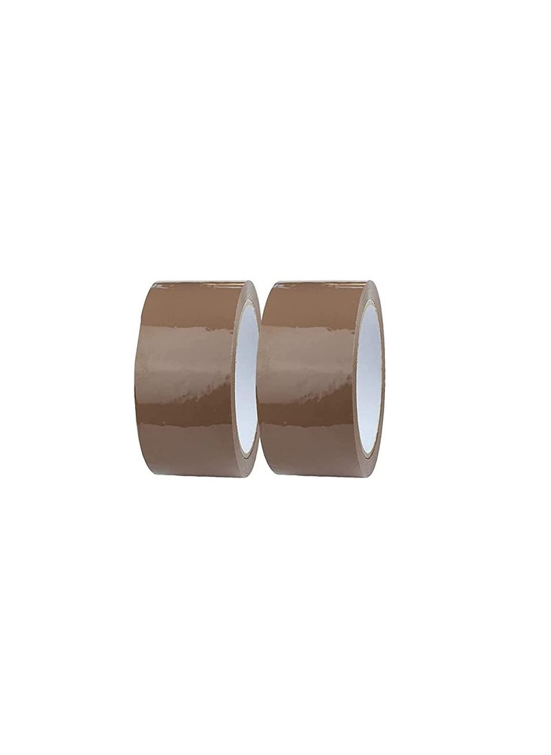 ROBUSTLINE - Robustline Brown Packaging Tape 2 Inch for Parcels and Boxes - This Brown Packing Tape Provides a Strong, Secure and Sticky Seal for Your Cardboard Boxes and for Moving House (50 YRD). (12) - Image 1