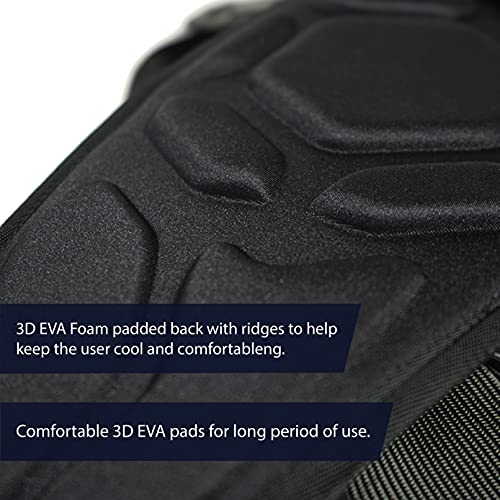 Fusion Climb Tac-Rescue, Construction Harness - Full body harness with Flat Foam Padding, 6 D-Ring Points, and Quick-Release Steel Buckle Safety harness OSHA & ANSI Compliant - Image 5