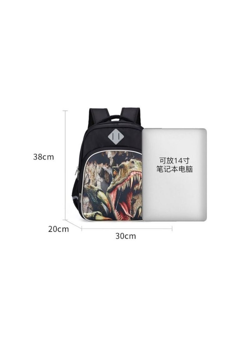 JUNYOUK - Anime Demon Slayer Backpack Canvas Schoolbag Printed Kochou Shinobu Flap Backpack Laptops Back Pack Comfortable and Durable - Image 1
