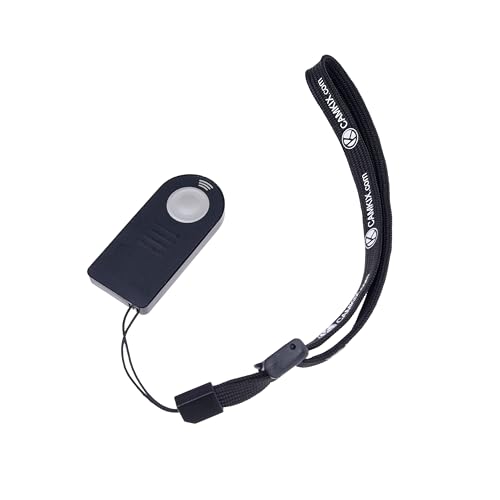 CAMKIX Wireless IR Shutter Remote Control - Compatible with Nikon and Canon Cameras (DF, D5, D610, D750, D810, D5300, D7200 and EOS 5D Mark IV, 5DS, 6D, 77D, 100D, 750D, 1300D, 10X Mark II) - Image 1