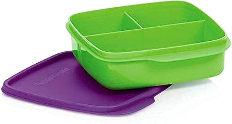 Tupperware Divided Square Lunch Box - 2724682108592